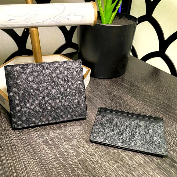 Michael Kors Men’s Wallet Billfold With Card Wallet - Picture 3 of 3